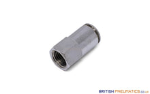 Load image into Gallery viewer, 1/4 To 10Mm Female Stud Push-In Fitting (Nickel Plated Brass) General