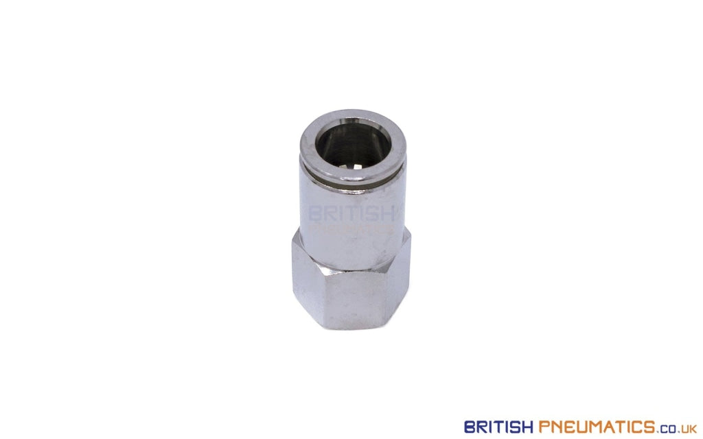 1/4 To 10Mm Female Stud Push-In Fitting (Nickel Plated Brass) General