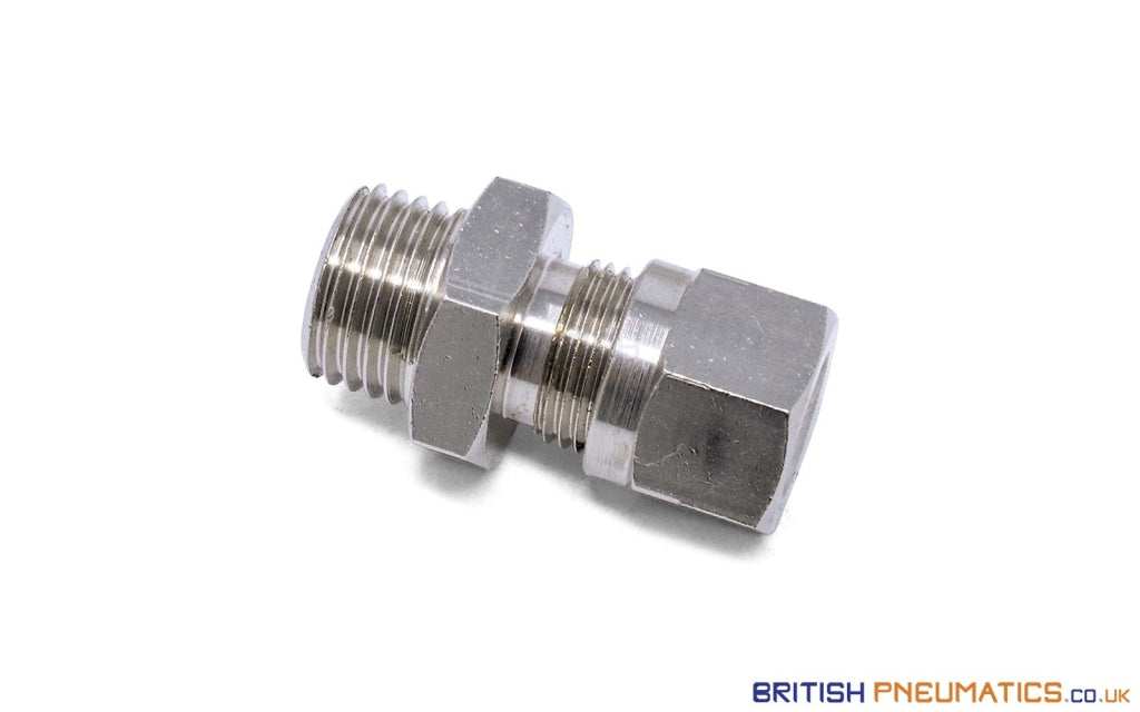 1/4 To 8Mm Compression Fitting Bsp Stud (Nickel Plated Brass) General