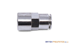 Load image into Gallery viewer, 1/4 To 8Mm Female Stud Push-In Fitting (Nickel Plated Brass) General