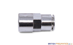 1/4 To 8Mm Female Stud Push-In Fitting (Nickel Plated Brass) General