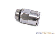 Load image into Gallery viewer, 1/4Bsp To 10Mm Male Stud Push-In Fitting (Nickel Plated Brass) General