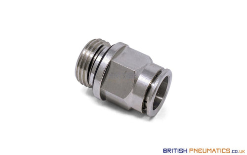 14Mm To 1/2 Straight Parallel Male Stud Push-In Fitting (Nickel Plated Brass) General