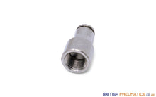 Load image into Gallery viewer, 1/8 To 4Mm Female Stud Push-In Fitting (Nickel Plated Brass) General