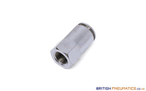 1/8 To 8Mm Female Stud Push-In Fitting (Nickel Plated Brass) General