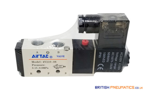 Airtac 4V210-08 A Solenoid Valve (AC 220v)