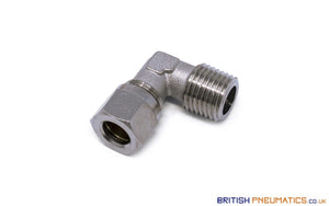 3/8 To 10Mm Bspt Elbow Compression Pneumatic Fitting (Nickel Plated Brass) General