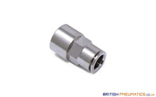 Load image into Gallery viewer, 3/8 To 10Mm Female Stud Push-In Fitting (Nickel Plated Brass) General