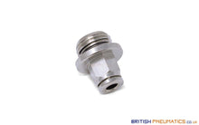 Load image into Gallery viewer, 4Mm To 1/4 Straight Parallel Male Stud Push-In Fitting (Nickel Plated Brass) General