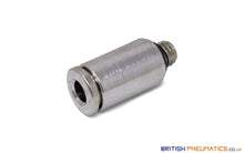 Load image into Gallery viewer, 4Mm To M5 Straight Parallel Male Stud Push-In Fitting (Nickel Plated Brass) General