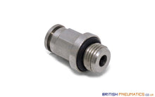 Load image into Gallery viewer, 5Mm To 1/8 Straight Parallel Male Stud Push-In Fitting (Nickel Plated Brass) General