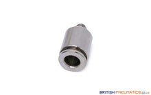 Load image into Gallery viewer, 6Mm To M5 Male Stud Push-In Fitting (Nickel Plated Brass) General