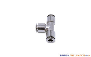 6Mm Union Tee Push-In Fitting (Nickel Plated Brass) General