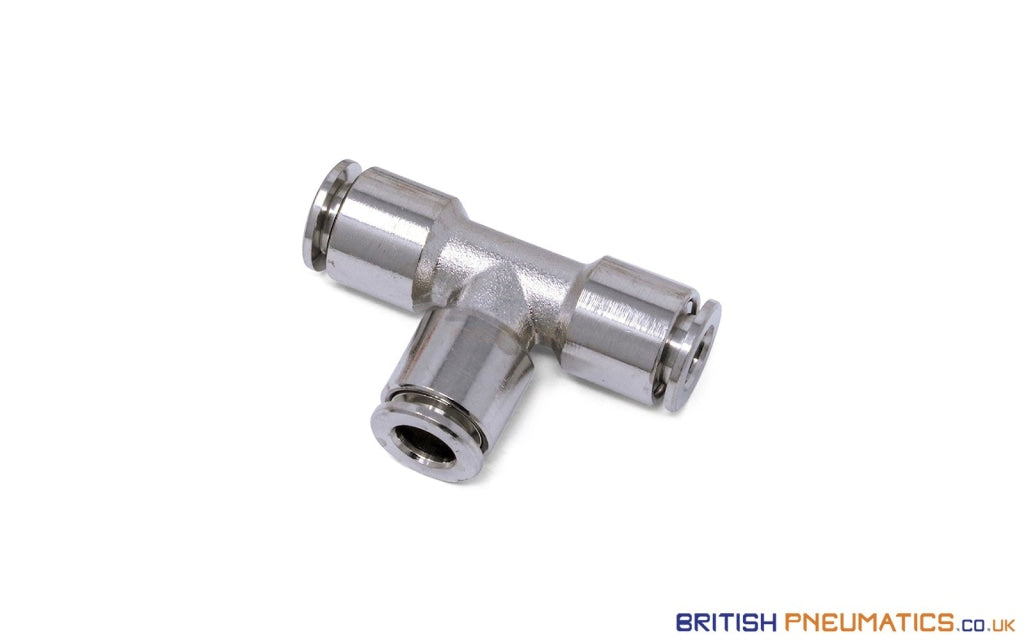 6Mm Union Tee Push-In Fitting (Nickel Plated Brass) General