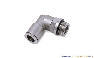 8Mm To 1/4 Swivel Elbow Push-In Fitting (Nickel Plated Brass) General