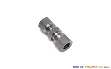 Load image into Gallery viewer, 8Mm Union Compression Pneumatic Fitting (Nickel Plated Brass) General