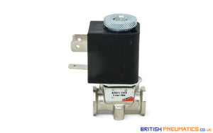 Camozzi A321-1C2-U73 Solenoid Valve, G1/8", 2/2 Way, NC, DC24v