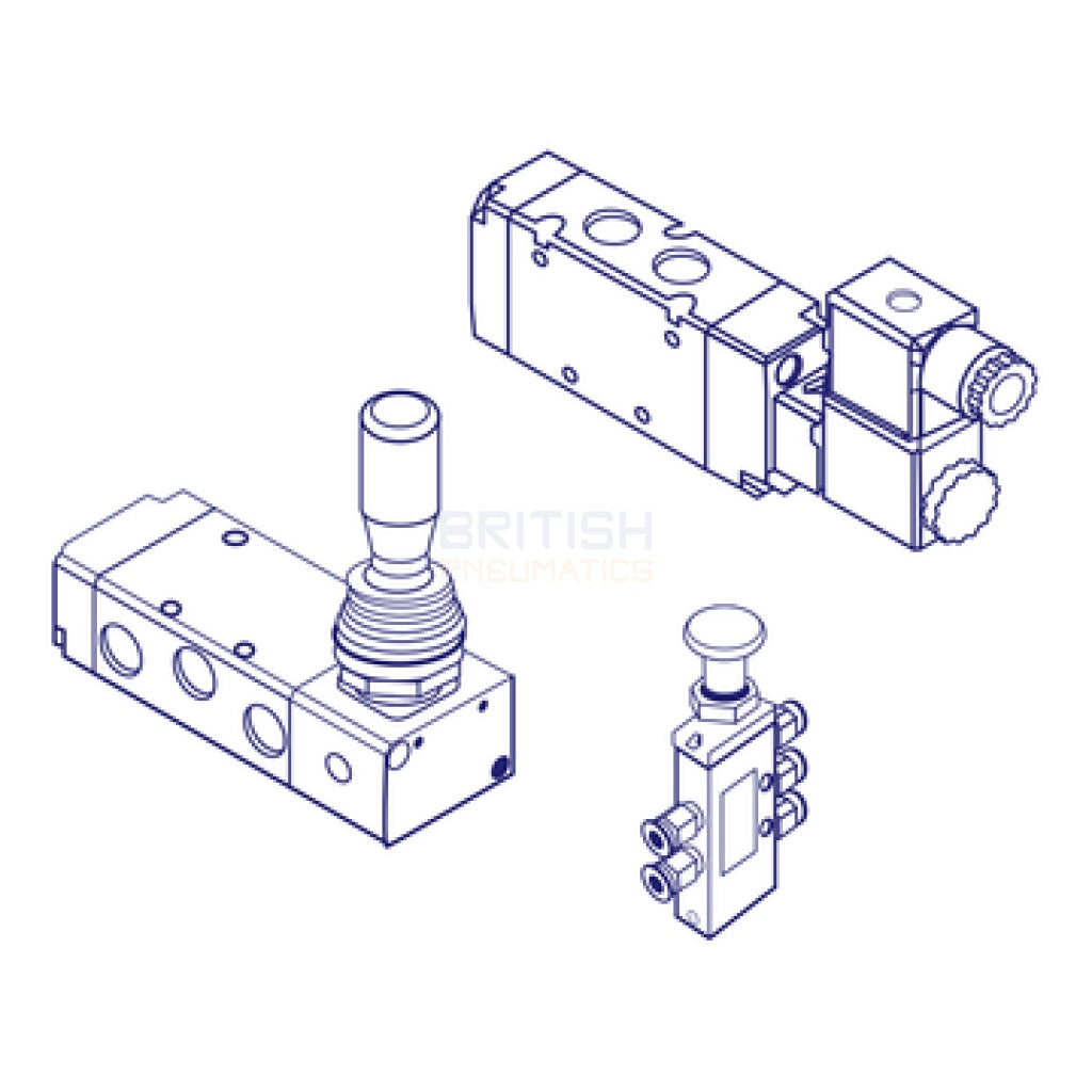 Airtac 3Fm210M5 Foot Pedal Valve General