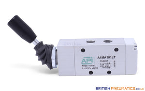 API A1MA151LT Manual Lever Valve 1/8", 3/2 - British Pneumatics