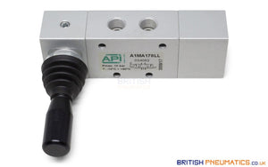 API A1MA170LL Manual Valve CC Spring Return Side Lever - British Pneumatics