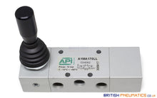 Load image into Gallery viewer, API A1MA170LL Manual Valve CC Spring Return Side Lever - British Pneumatics