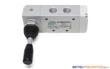 Load image into Gallery viewer, API A1MA273LL Manual Valve 1/4&quot; 5/3, Closed Centre, 3 Positions - British Pneumatics
