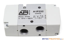 Load image into Gallery viewer, API A1P232 Pneumatic Valve 1/4&quot; 3/2 (Pneumatically Operated) - British Pneumatics