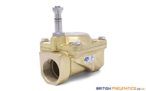 API AEP22100 Solenoid Valve for Water and Steam 1" 25bar 140℃ NC - British Pneumatics (Online Wholesale)