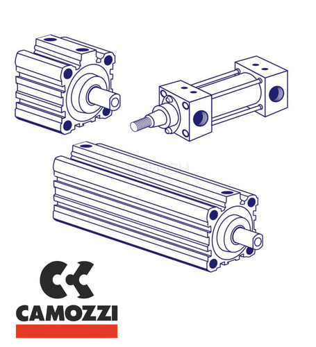 Camozzi 61M2P100A0200 Profile barrel cylinder-double acting-100mm bore-200mm strok