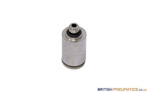 Hb0406M5 6Mm To M5 Straight Parallel Male Stud Push-In Fitting (Nickel Plated Brass) General