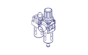 Knocks DF.01 HA4 Filter F, 1/4" Semi Drain - British Pneumatics (Online Wholesale)
