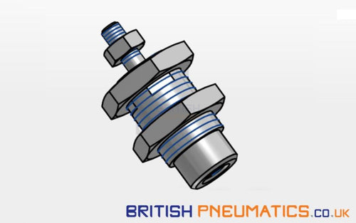 Metal Work CIL CRTC 006-0005-SOO Cartridge Cylinder (W1000060005) 6X5 - British Pneumatics (Online Wholesale)