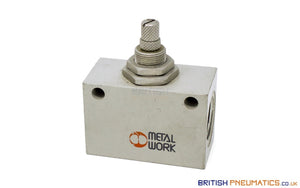 Metal Work Rfl U 1/4 Unidirectional Flow Restrictor (9041003) General