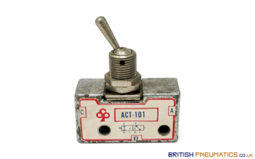 Mindman ACT-101 (EPA-101) Retained Toggle Mechanical Valve - British Pneumatics