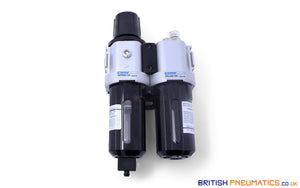 Mindman MACP300L-8A-D Filter, Regulator, Lubricator (FRL) Auto Drain 1/4" BSP (Made in Taiwan) - British Pneumatics