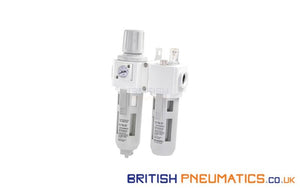 Mindman MACP302-8A-D-E2 FRL 1/4" with Pressure Switch - British Pneumatics
