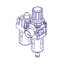 Load image into Gallery viewer, Mindman MAFR501-20A-G Filter Regulator - British Pneumatics (Online Wholesale)