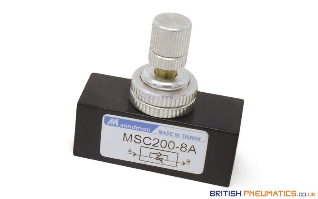 Mindman MSC-200-8A Flow Control Valve - British Pneumatics