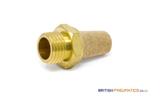 MINDMAN MSL-B-02 (SL-02) BRASS SILENCER - British Pneumatics