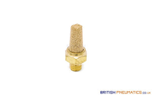 MINDMAN MSL-B-M5 (SL-M5) BRASS SILENCER - British Pneumatics