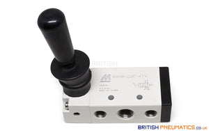 Mindman MVHB-220-4TV Hand Lever Valve 1/4" BSP - British Pneumatics