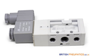 Mindman MVSC-260-4E1 DC24V Solenoid Valve 5/2 1/4" BSP (Made in Taiwan) - British Pneumatics