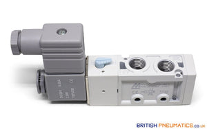 Mindman MVSC-260-4E1 DC24V Solenoid Valve 5/2 1/4" BSP (Made in Taiwan) - British Pneumatics