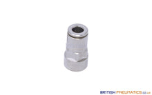 Load image into Gallery viewer, R130618 1/8 To 6Mm Female Stud Push-In Fitting (Nickel Plated Brass) General