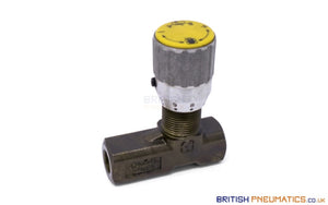 Tognella 1237/5-01-18 | 1-Way Hydraulic Flow Regulator 1/8" (Max 210 bar) - British Pneumatics (Online Wholesale)