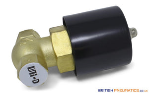 Uni-D US-15 (AC220V/DC24V) Solenoid Valve for Water & Steam 2/2 1/2" - British Pneumatics (Online Wholesale)