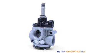 Univer AG-3041 Poppet Valve for Vacuum, 3/4" 3/2 Way Normally Open - British Pneumatics (Online Wholesale)