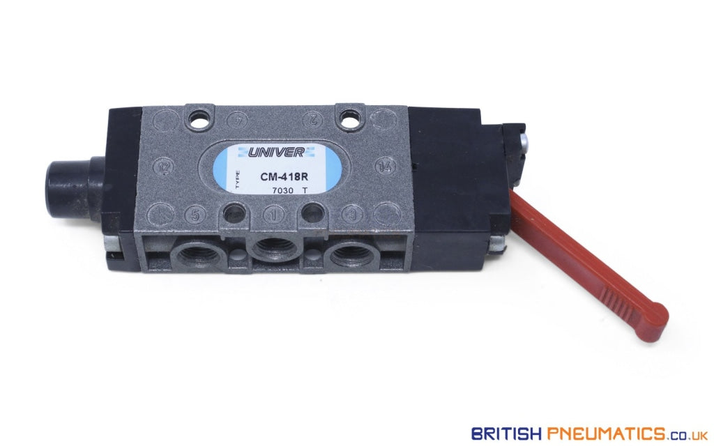 Univer CM-418R Long Lever Spool Valve - British Pneumatics (Online Wholesale)