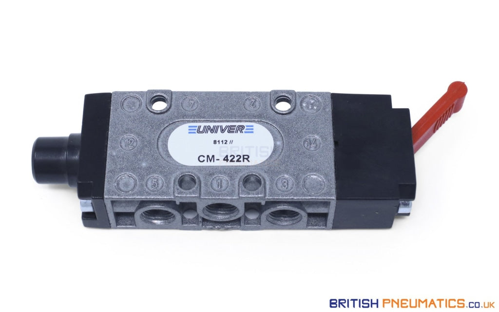 Univer CM-422R Short Lever Spool Valve - British Pneumatics (Online Wholesale)