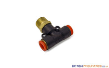 Load image into Gallery viewer, Watson Branch Tee 8Mm To 3/8 Pneuatic Fitting (Ctb-8-03) General
